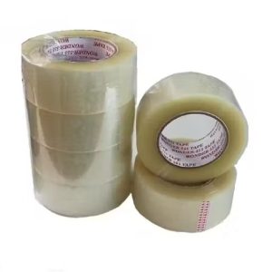Self-Adhesive Transparent Packing Tape - 2 Inches x 190 Meters (Pack of 6)